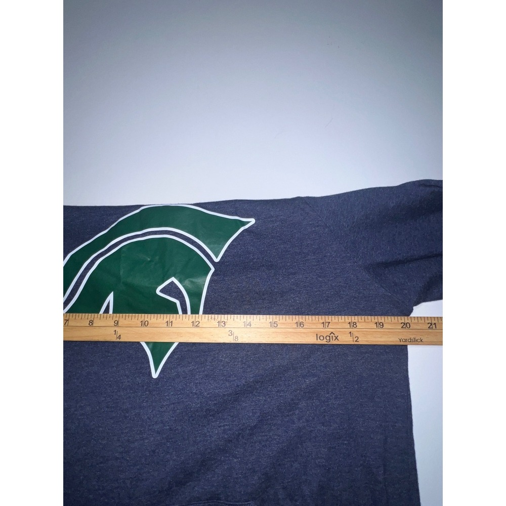 Michigan State Spartans Performance Hoodie Mens Medium Blue New Era College MSU - Picture 6 of 10